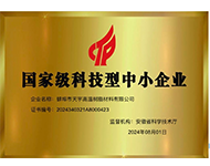 国家级科技型中小企业